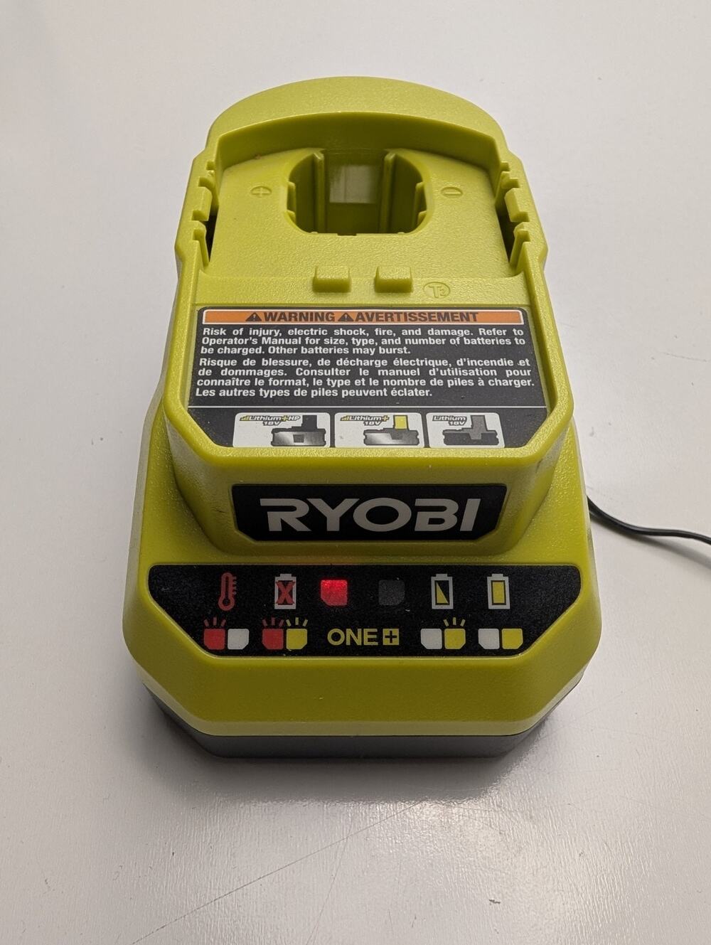 Ryobi ONE+ PCG002 18V Lithium Ion Battery Charger